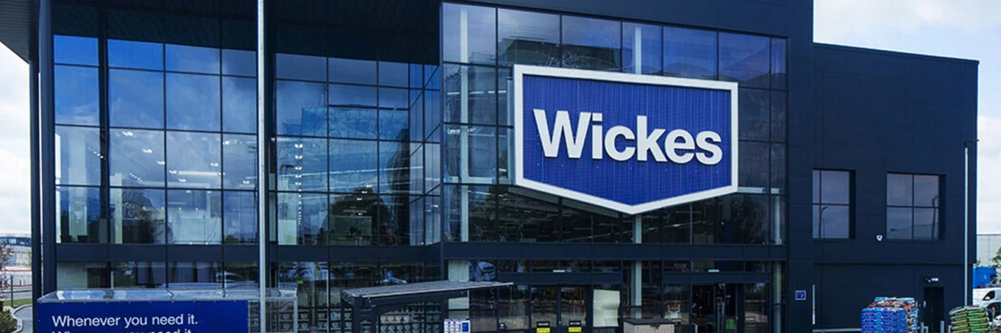 Wickes storefront.
