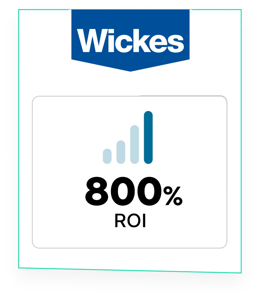 Wickes client story outcomes.